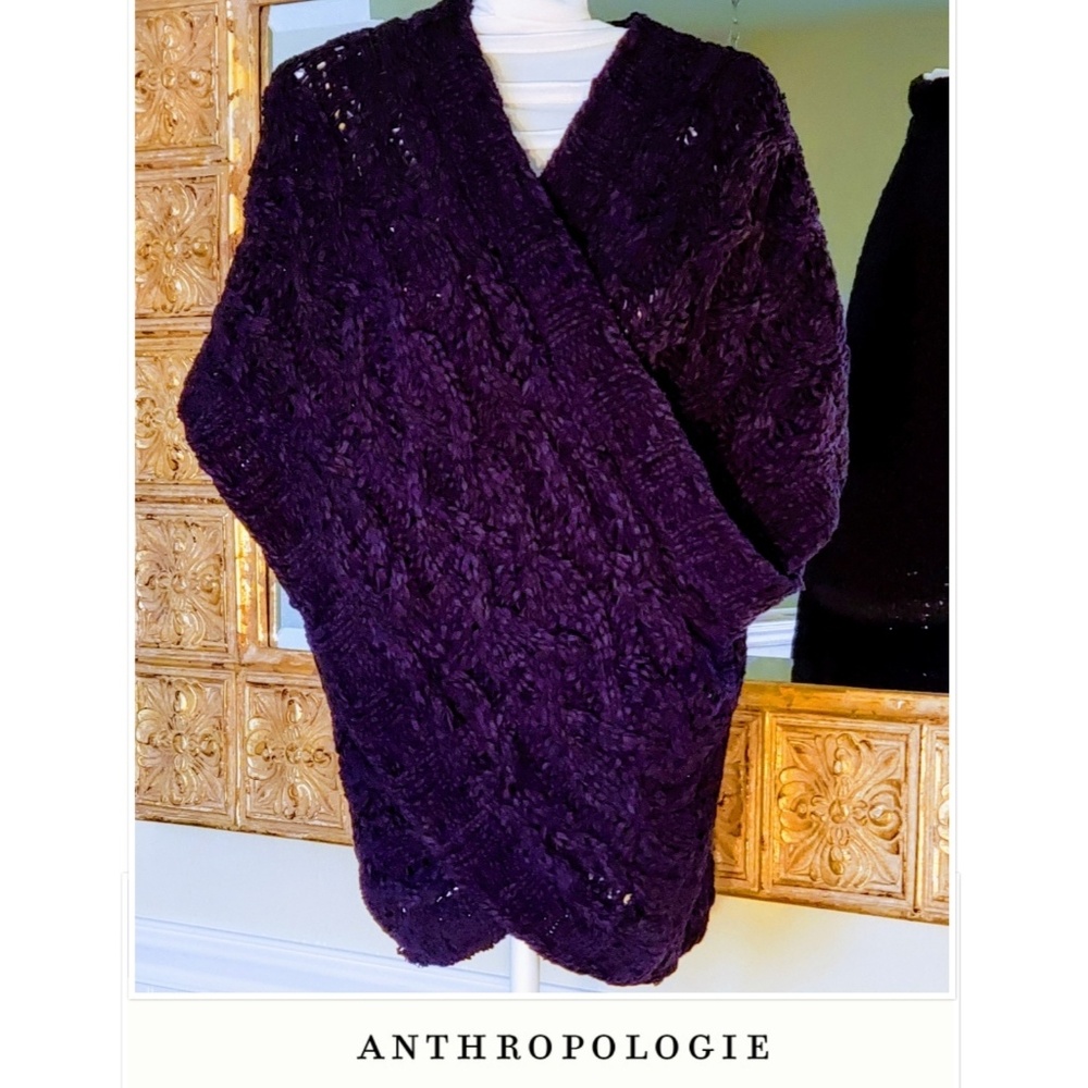 Anthropologie Shawl Sweater